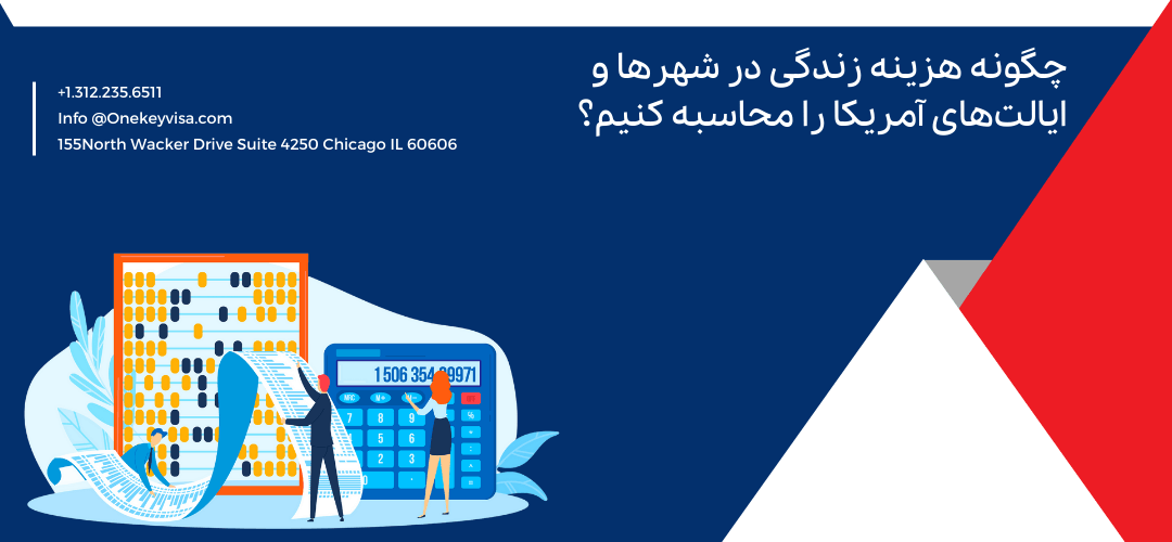 چگونه هزینه زندگی در شهرها و ایالتهای آمریکا را محاسبه کنیم؟