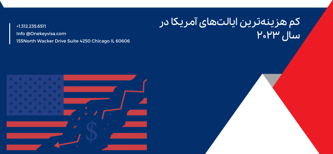 کم هزینهترین ایالتهای آمریکا در سال 2023