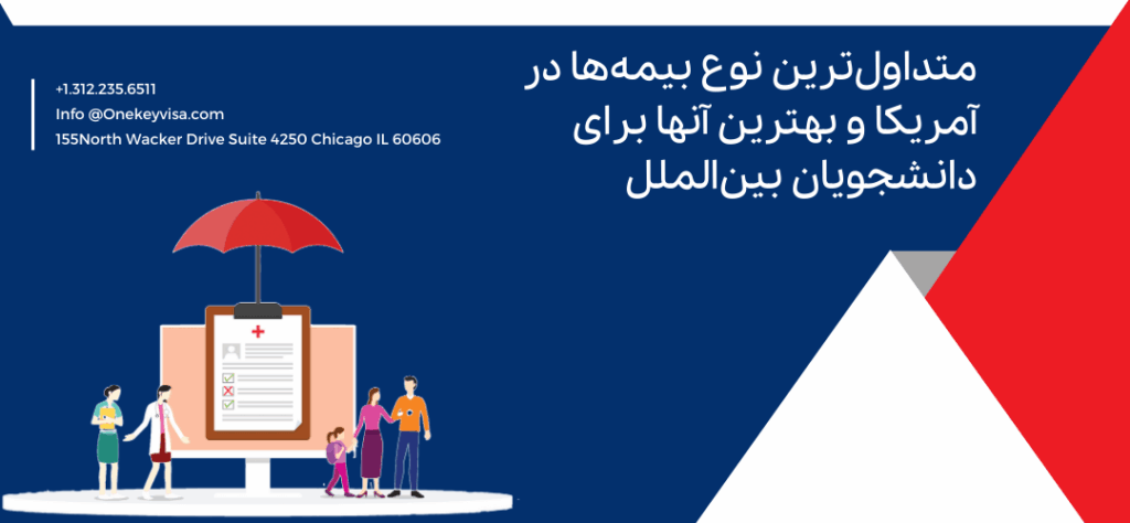 متداولترین نوع بیمهها در آمریکا و بهترین آنها برای دانشجویان بینالملل