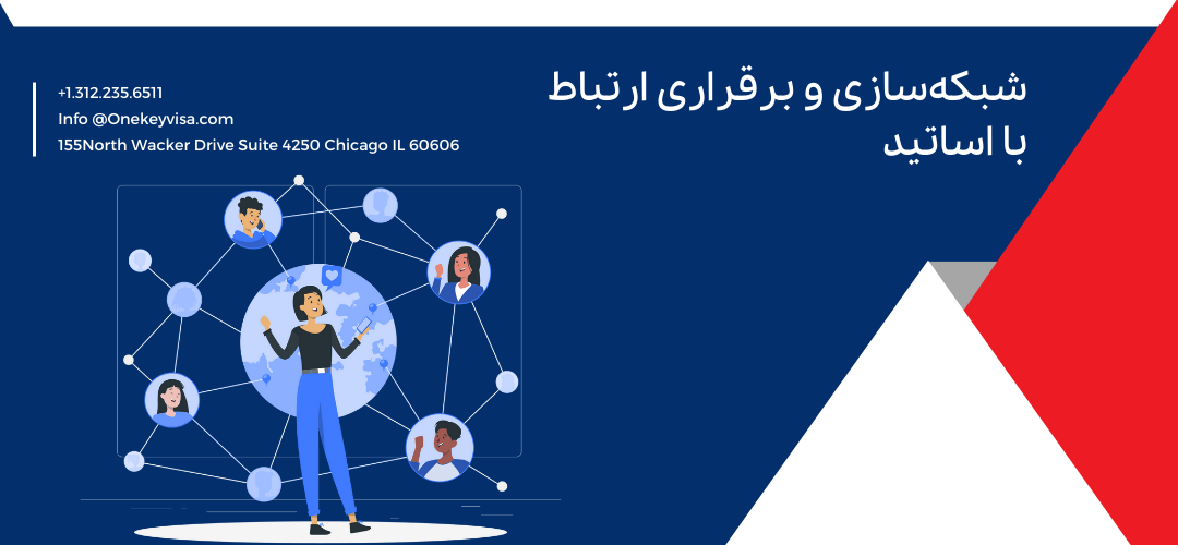 شبکهسازی و برقراری ارتباط با اساتید