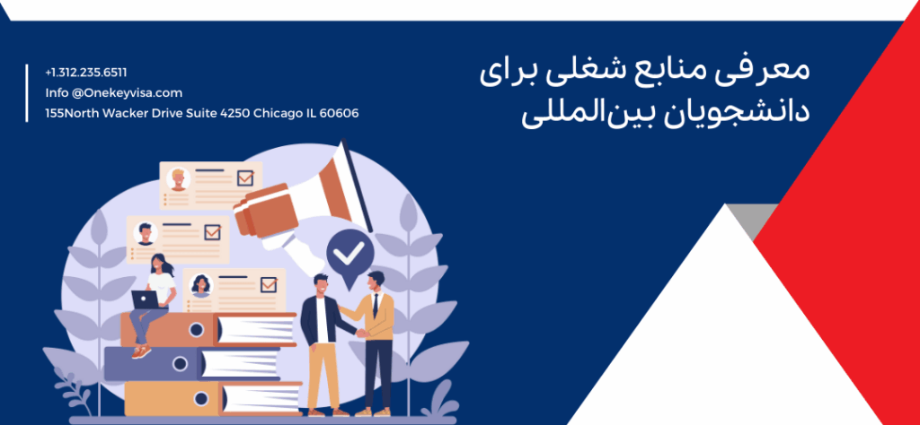 معرفی منابع شغلی برای دانشجویان بینالمللی