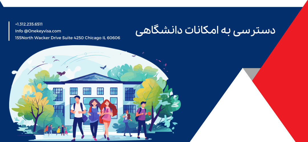 دسترسی به امکانات دانشگاهی