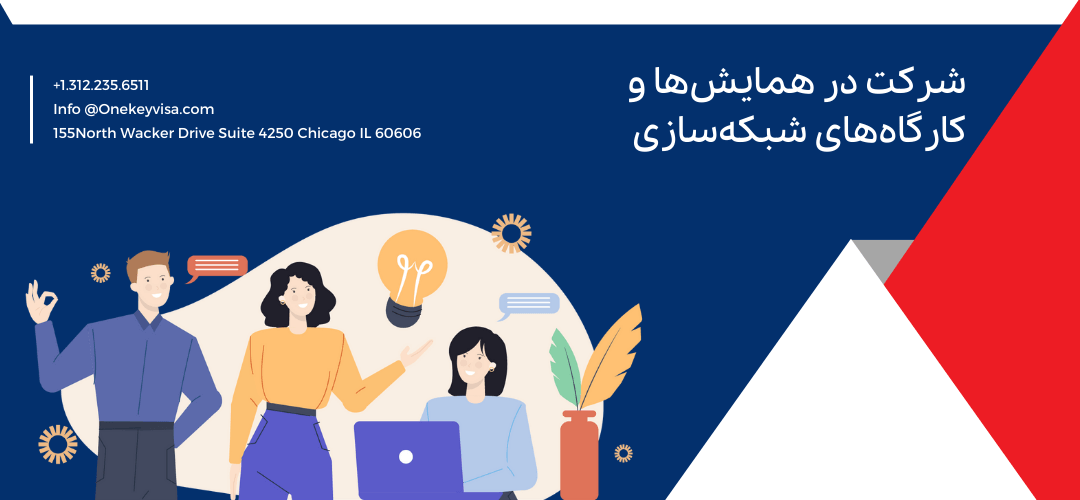 شرکت در همایشها و کارگاههای شبکهسازی